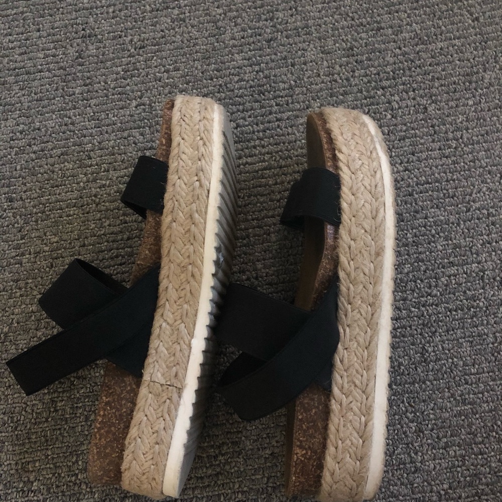 Women’s Steve Madden Espadrille Sandals Black 8